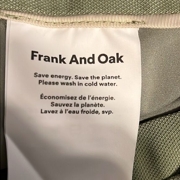 Frank & Oak Sage Green‎ Balloon Cut Button Fly Tencel Pants Size 12 NWT - Picture 12 of 14